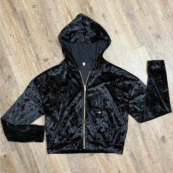 Fabletics • Velour Zip Up Hoodie - Picture 2 of 10